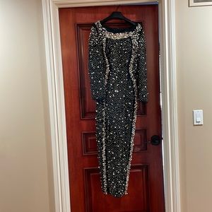 Cilizira black beaded dress
